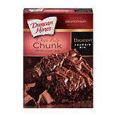 Duncan Hines&nbsp;Chocolate Lover's Brownies&nbsp;dark fudge with chocolate chunks brownies (8 x 8 pan size) Full-Size Picture